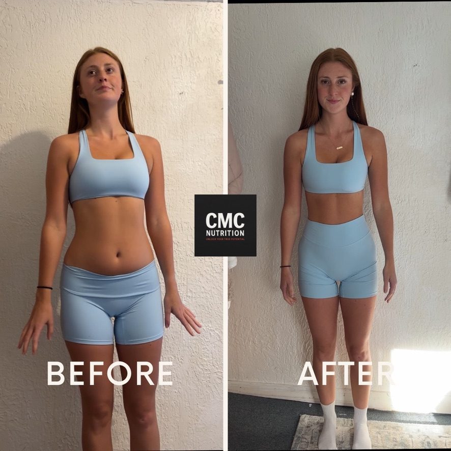 CMC Nutrition client before and after